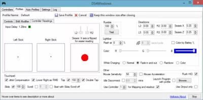 Скриншот приложения DS4Windows - №5