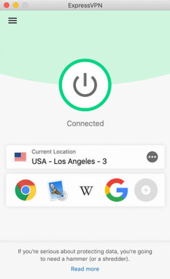 Скриншот приложения ExpressVPN для macOS - №3
