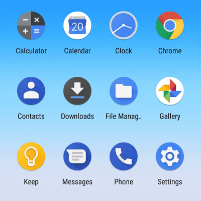 Скриншот приложения Icon Pack: Google Icons - №1