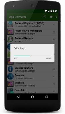 Скриншот приложения Apk Extractor - №4