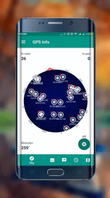 Скриншот приложения GPS info (плюс ГЛОНАСС BeiDou) - №1