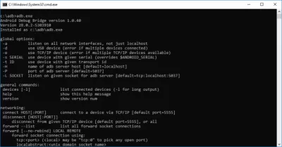 Скриншот приложения Android Debug Bridge (adb) - №3