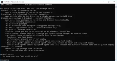 Скриншот приложения Android Debug Bridge (adb) - №5