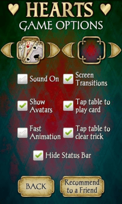 Скриншот приложения Hearts Free - №5