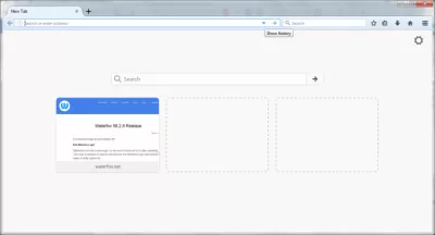 Скриншот приложения Waterfox для Windows - №1