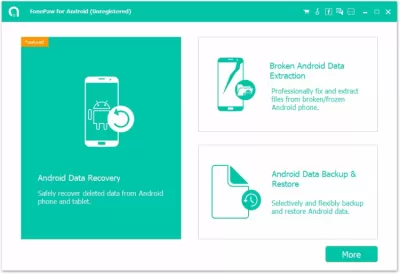 Скриншот приложения Android Data Recovery - №1