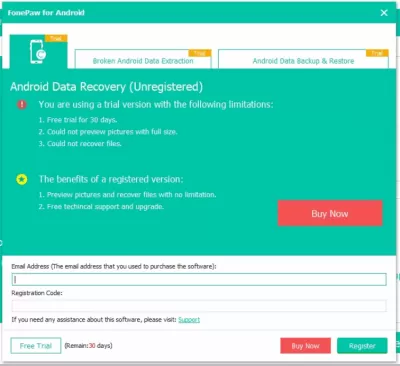 Скриншот приложения Android Data Recovery - №5