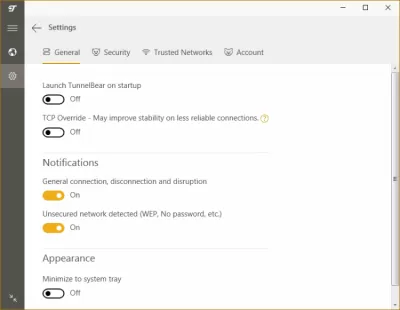 Скриншот приложения TunnelBear - №3