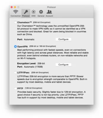 Скриншот приложения VyprVPN для macOS - №4