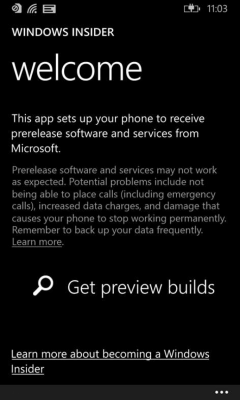 Скриншот приложения Windows Insider - №1