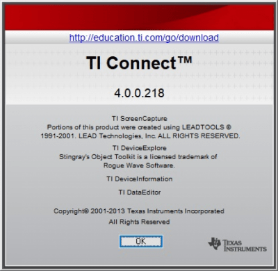 ti connect 1.6.1.