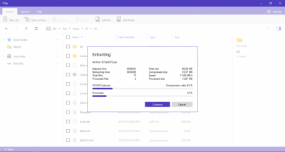 Скриншот приложения 9ZIP - №4