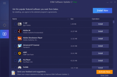 Скриншот приложения IObit Software Updater 2 - №4