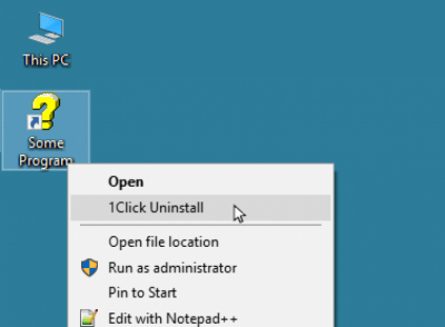 Скриншот приложения 1Click Uninstaller - №2