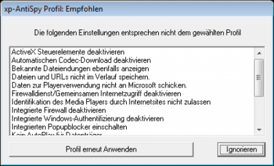 Скриншот приложения XP-AntiSpy - №7