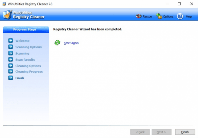 Скриншот приложения WinUtilities Free Registry Cleaner - №6