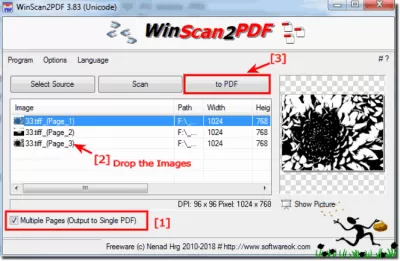 Скриншот приложения WinScan2PDF - №2
