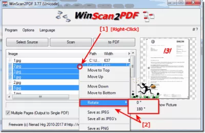 download the new version WinScan2PDF 8.61