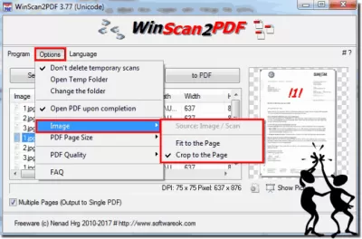 WinScan2PDF 8.61 for windows download