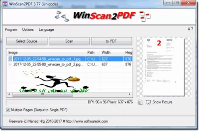 WinScan2PDF 8.61 instal the new for windows