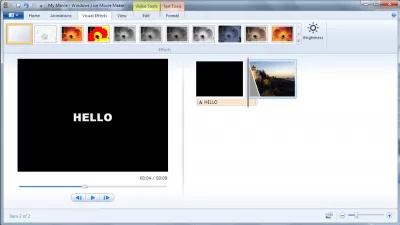 Скриншот приложения Windows Live Movie Maker - №1