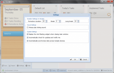 Скриншот приложения TeamViz Lite (PomodoroApp) - №3