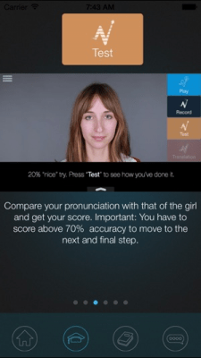 Скриншот приложения Nativox: улучшить английский - №3