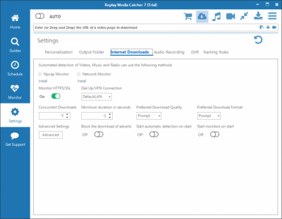 Скриншот приложения Replay Media Catcher - №5