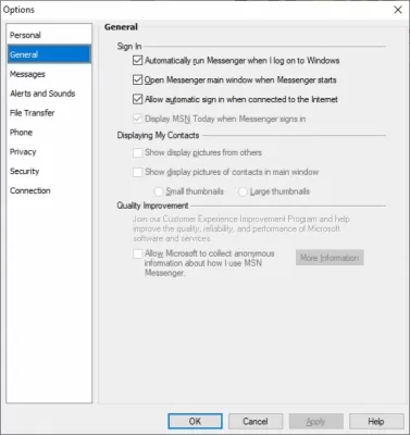 Скриншот приложения MSN Messenger - №3