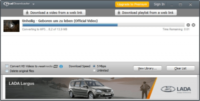 Скриншот приложения RealDownloader - №5
