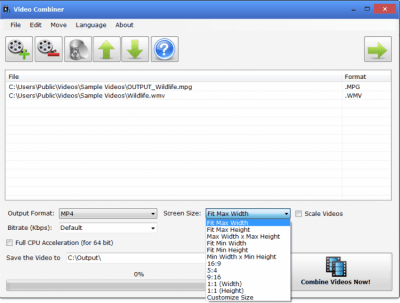 Скриншот приложения Video Combiner - №3