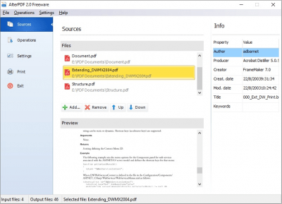 Скриншот приложения AlterPDF - №4