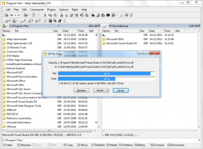 Скриншот приложения Altap Salamander - №3