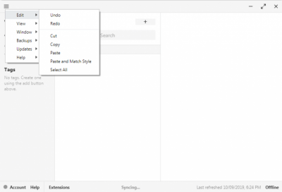 Скриншот приложения Standard Notes для Windows - №2