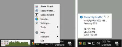 Скриншот приложения SoftPerfect NetWorx - №4