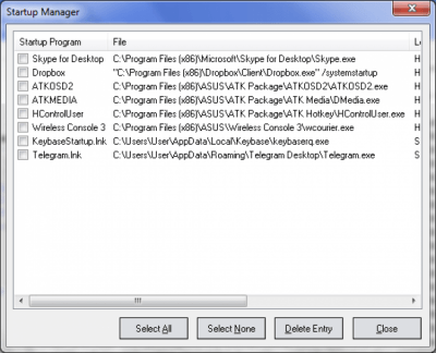 Скриншот приложения Eusing Free Registry Cleaner - №2