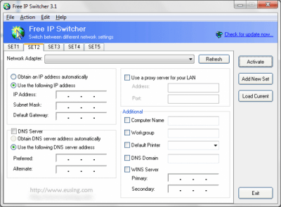 Скриншот приложения Free IP Switcher - №2