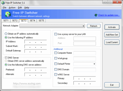 Скриншот приложения Free IP Switcher - №3