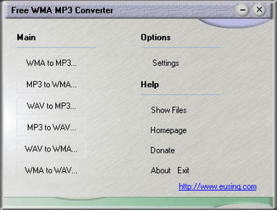 Скриншот приложения Free WMA MP3 Converter - №1