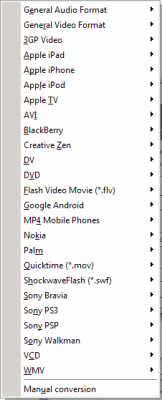 Скриншот приложения Eusing Free Video Converter - №2