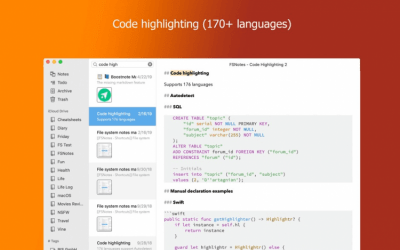 Скриншот приложения FSNotes - №3