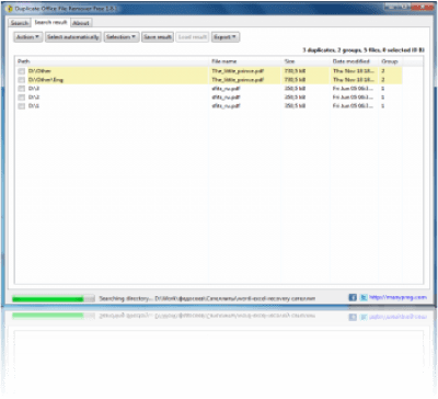 Скриншот приложения Duplicate Office File Remover Free - №2