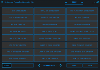 Скриншот приложения Universal Encoder Decoder - №1