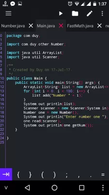 Скриншот приложения Java N-IDE - №3