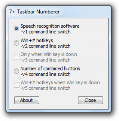 Скриншот приложения 7+ Taskbar Numberer - №1