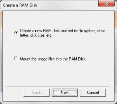 Скриншот приложения Gilisoft RAMDisk - №2