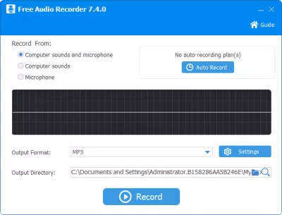 Скриншот приложения Free Audio Recorder - №1