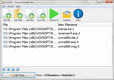 Скриншот приложения Rename Multiple Files - №3