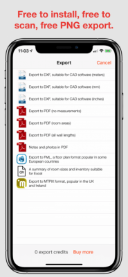 Скриншот приложения RoomScan Pro - №4