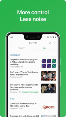 Скриншот приложения Feedly - Smarter News Reader - №3